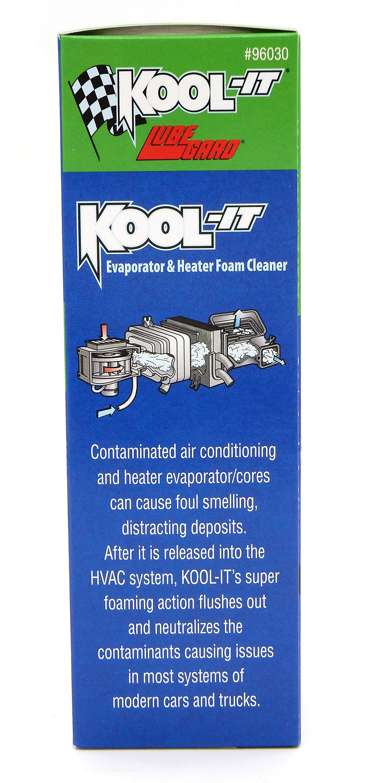 Foaming action flushes contaminants in HVAC