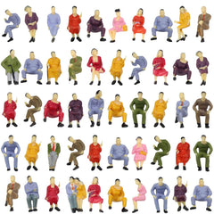 evemodel P4302 seated figures 50pcs for model train layout