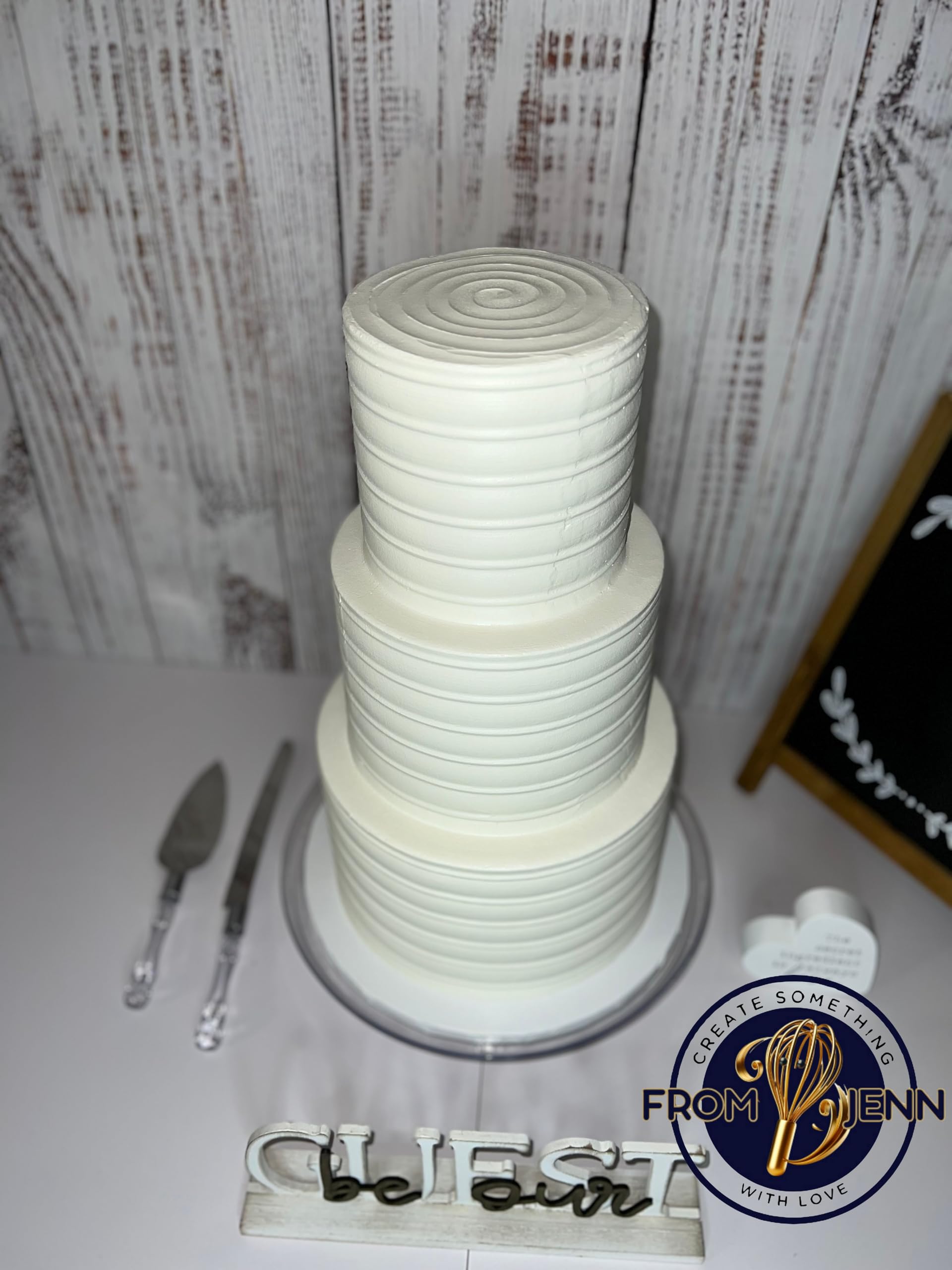 FromJennWithLove 18 inch tall artificial cake display