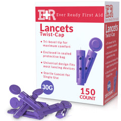 Ever Ready First Aid lancets 30G purple packaging