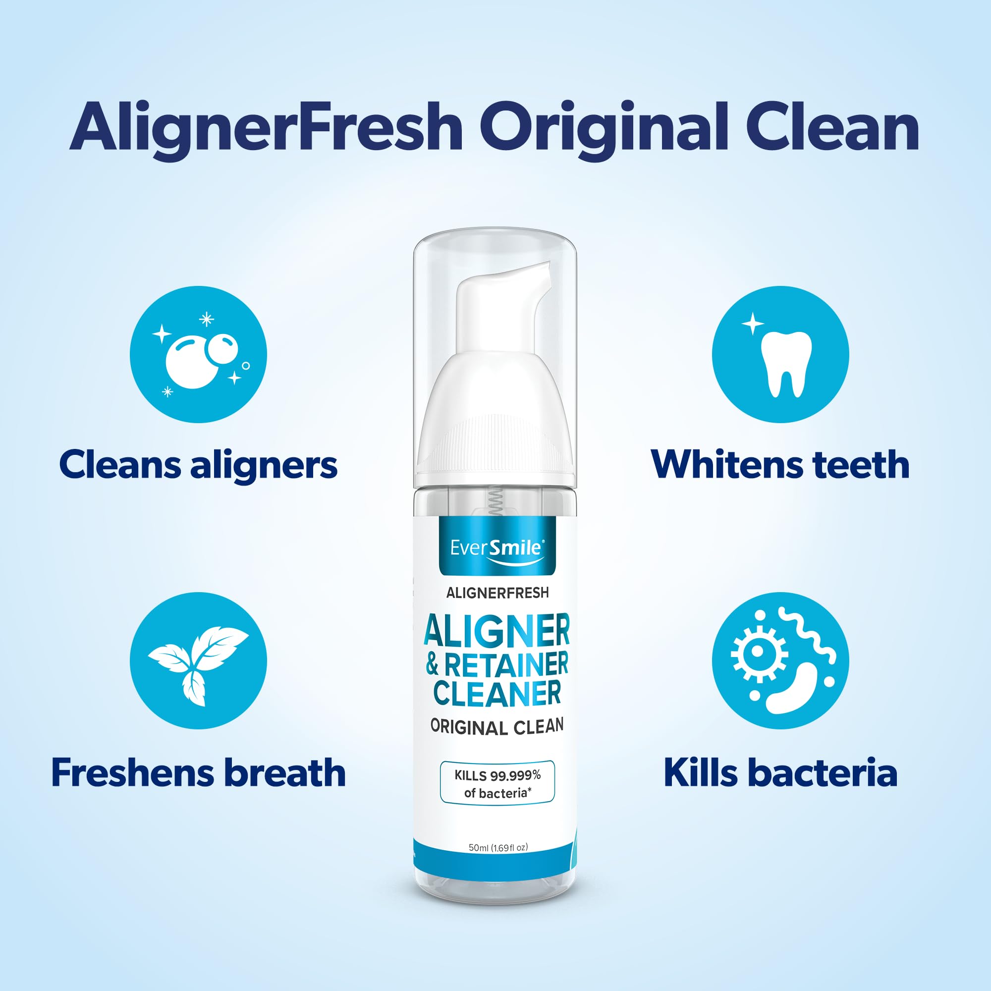 EverSmile AlignerFresh Original Clean Foam 4 pack box
