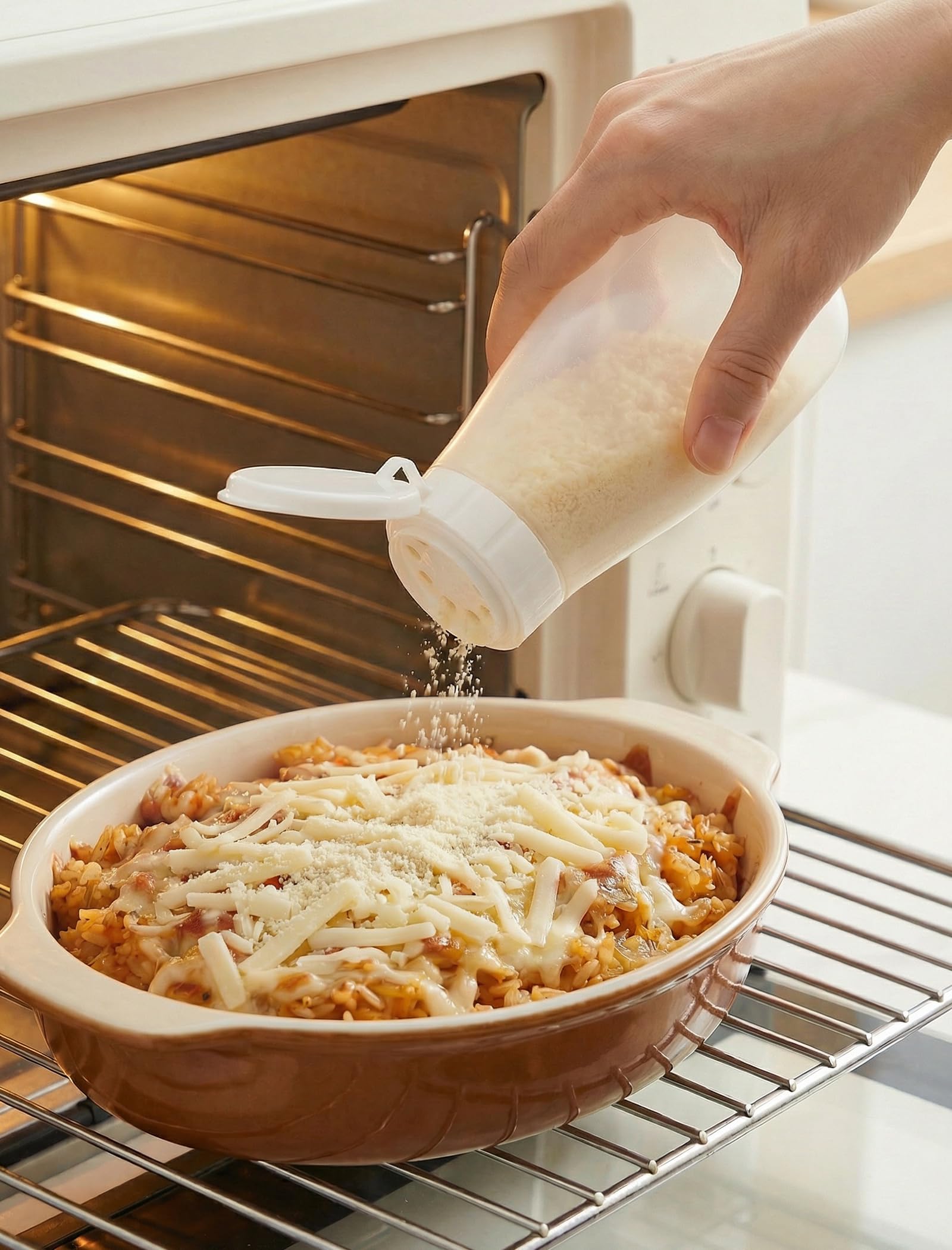 Versatile shaker for oregano basil thyme chili flakes salt pepper sugar NiHome