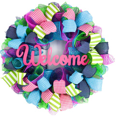 Everyday Door Wreath front view 24 inch round 5 inch deep