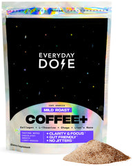 Packaging for Everyday Dose Premium Adaptogenic Mushroom Coffee 30 Servings