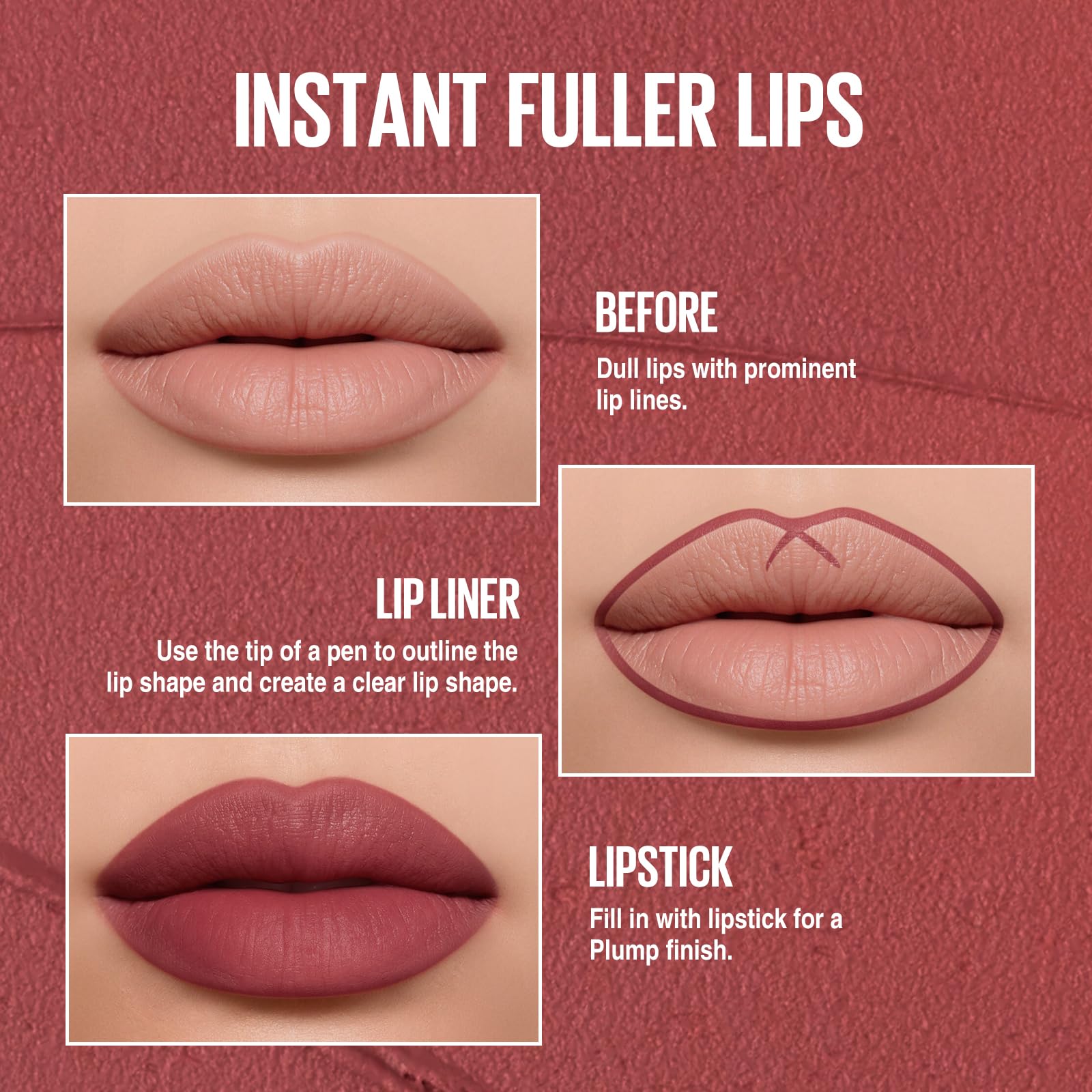 Everyday wear lip set designed for diverse skin tones