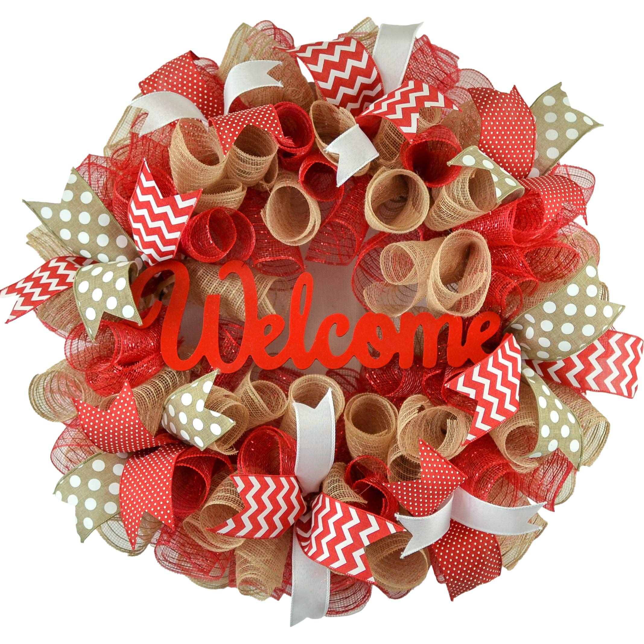 Monogram customization option for Everyday Welcome Wreath