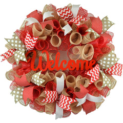 Monogram customization option for Everyday Welcome Wreath