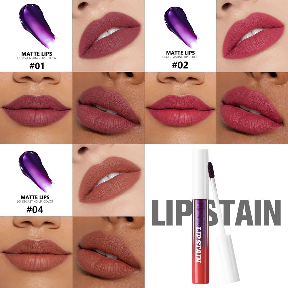 evpct lip stain mauve shade peel off