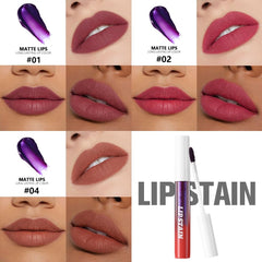 evpct lip stain mauve shade peel off