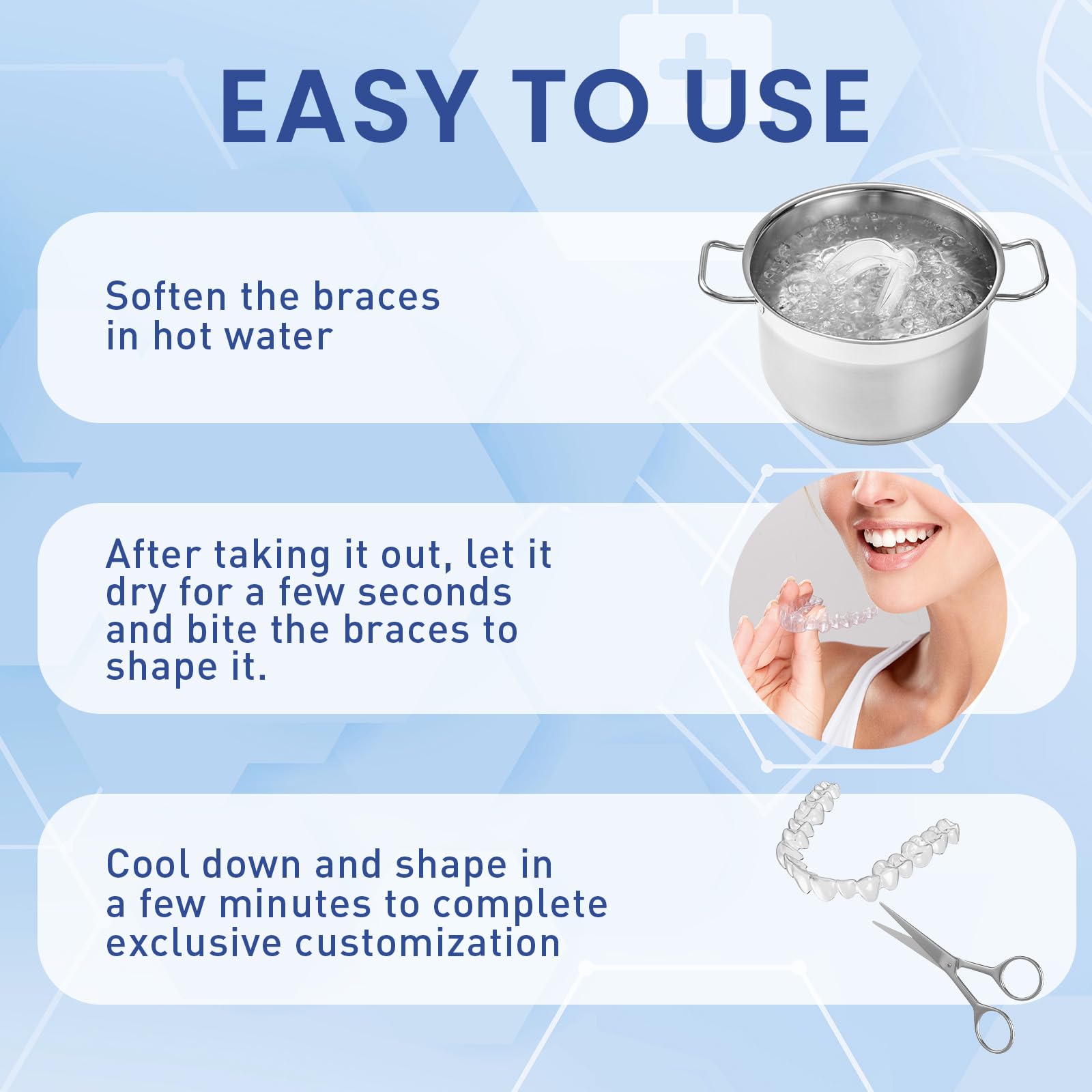 EVSEMO adult clear mouthguard for sleep