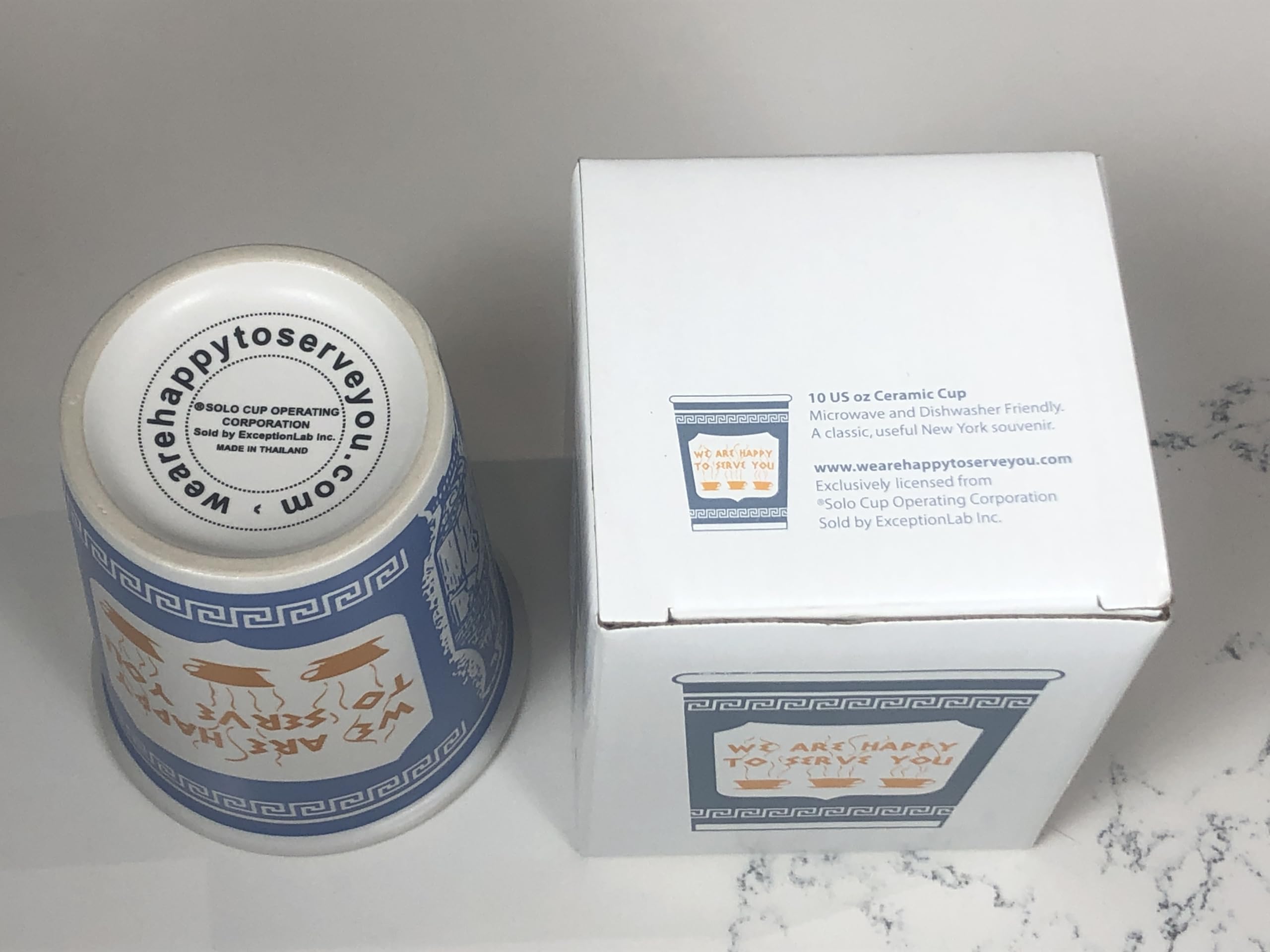 ExceptionLab lead free Proposition 65 ceramic cup