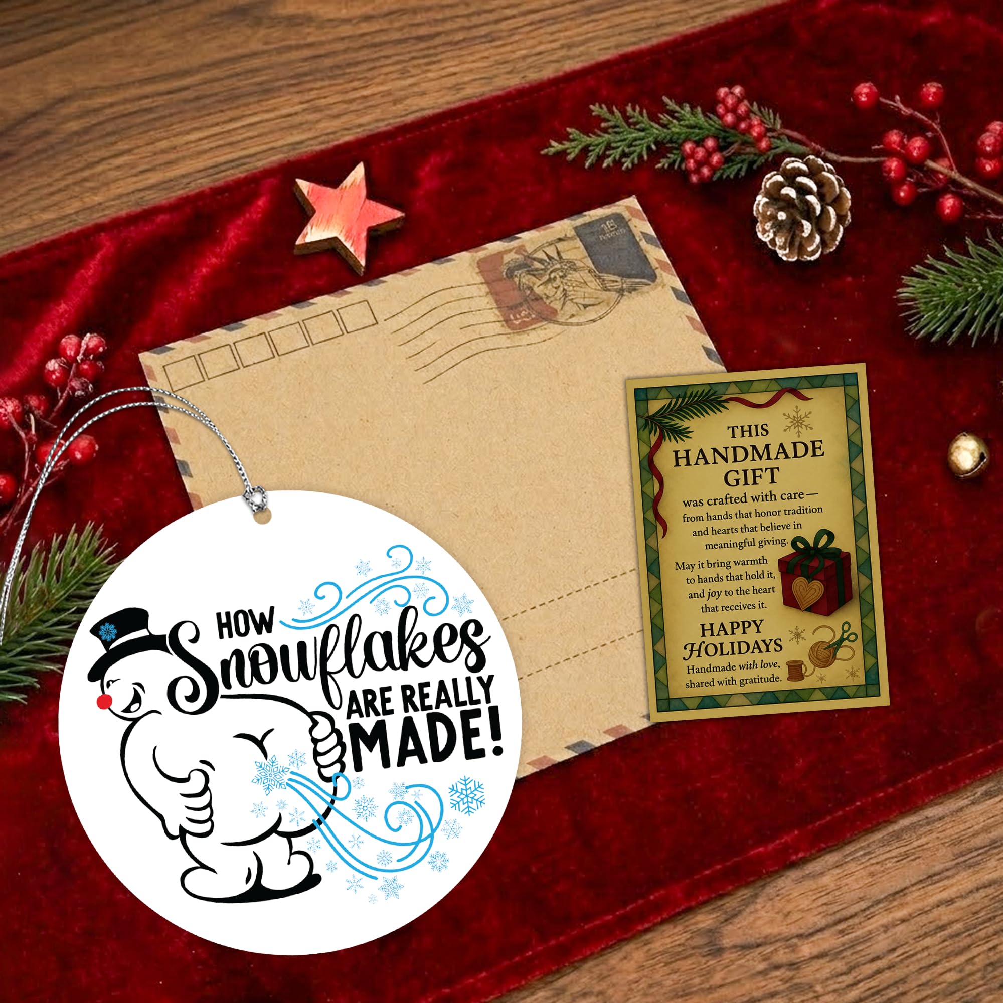 White Elephant gift ornament for holiday party