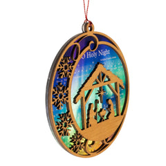 Exclusive artisan-designed Christmas Nativity ornament 2025
