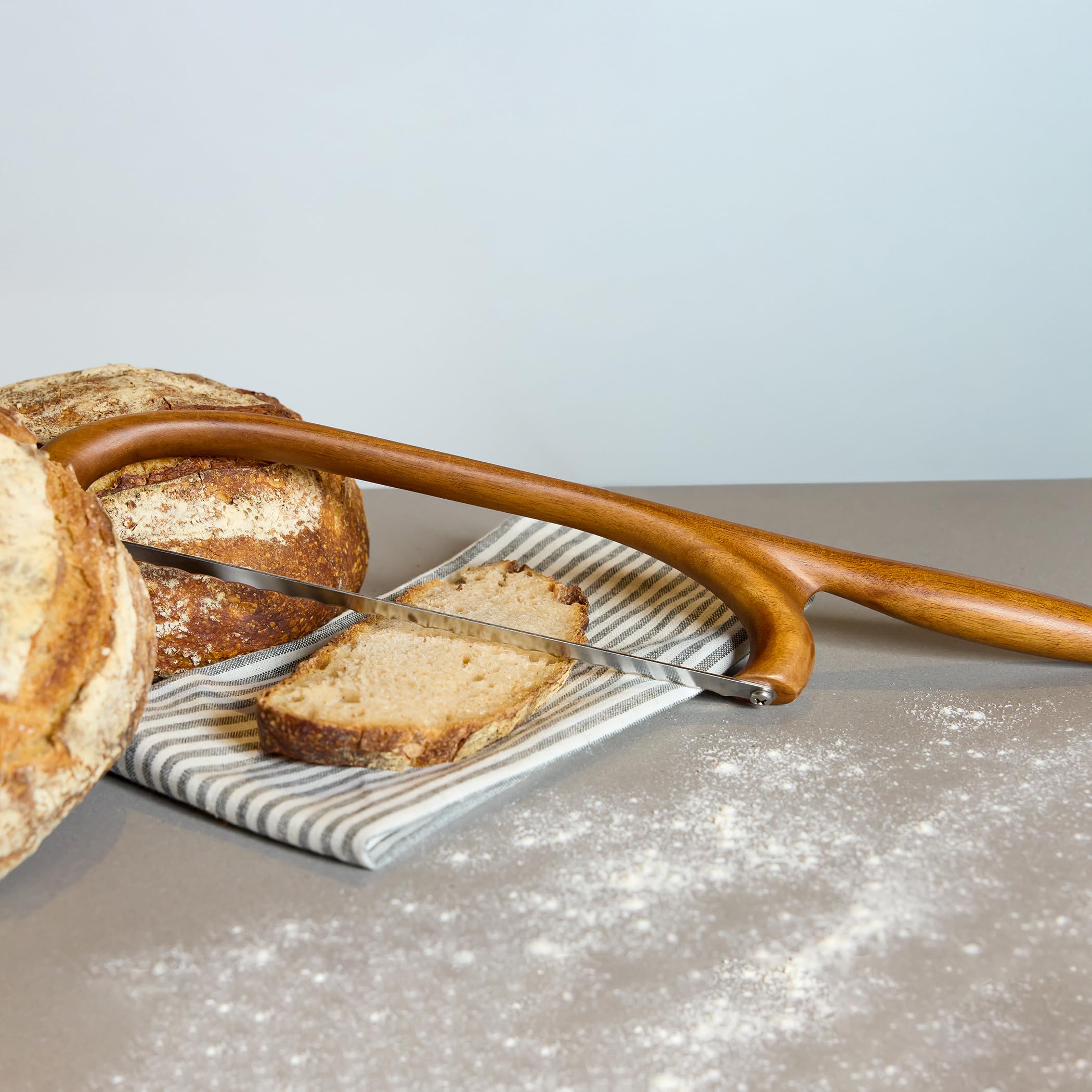 Exclusive collaboration Nambe Tom Papa bread knife image