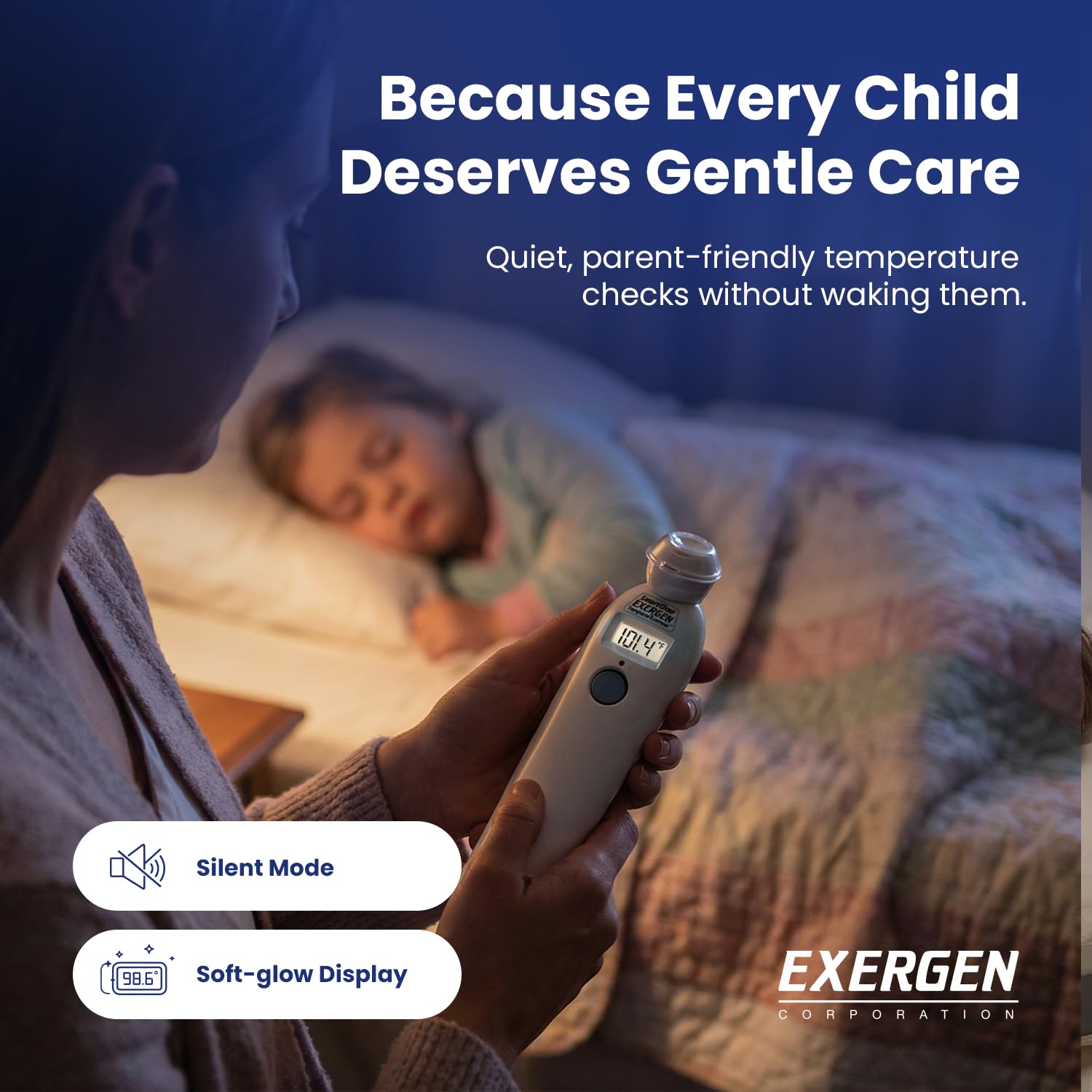 Exergen TAT-2000C rear battery compartment detail