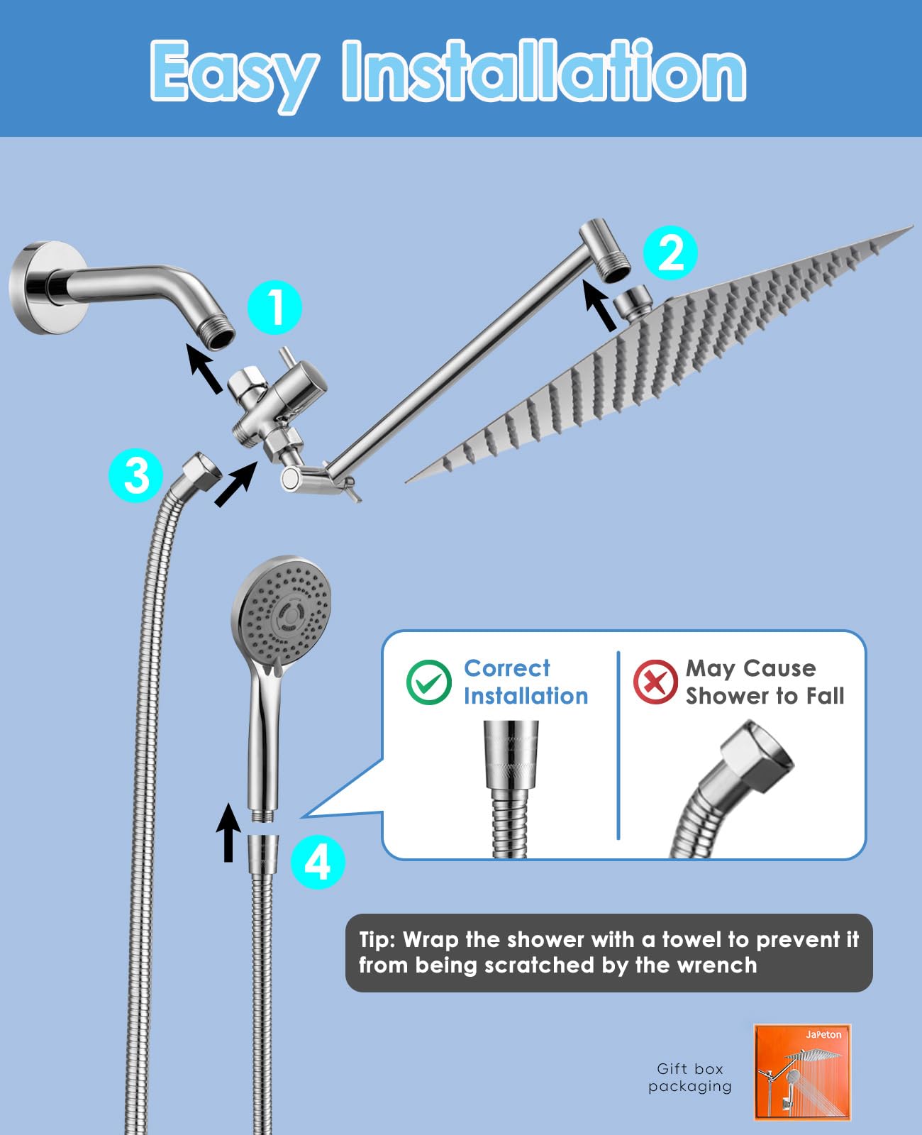 9.8 inch flexible extension arm