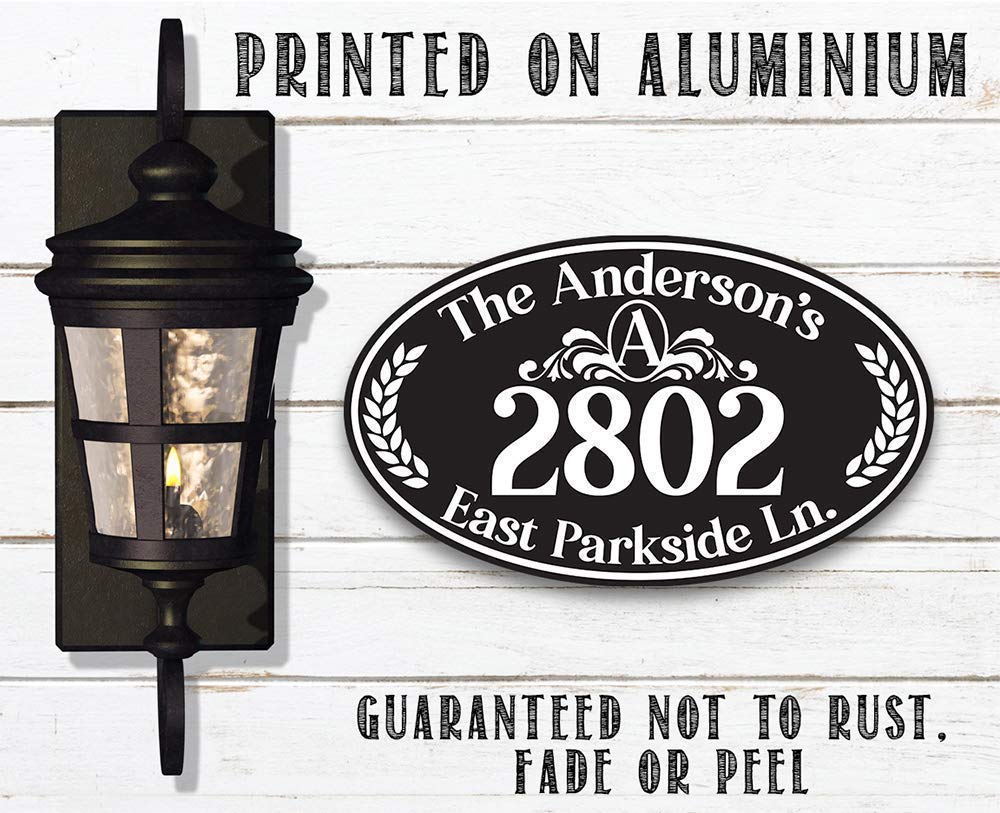 address numbers sign for outside display