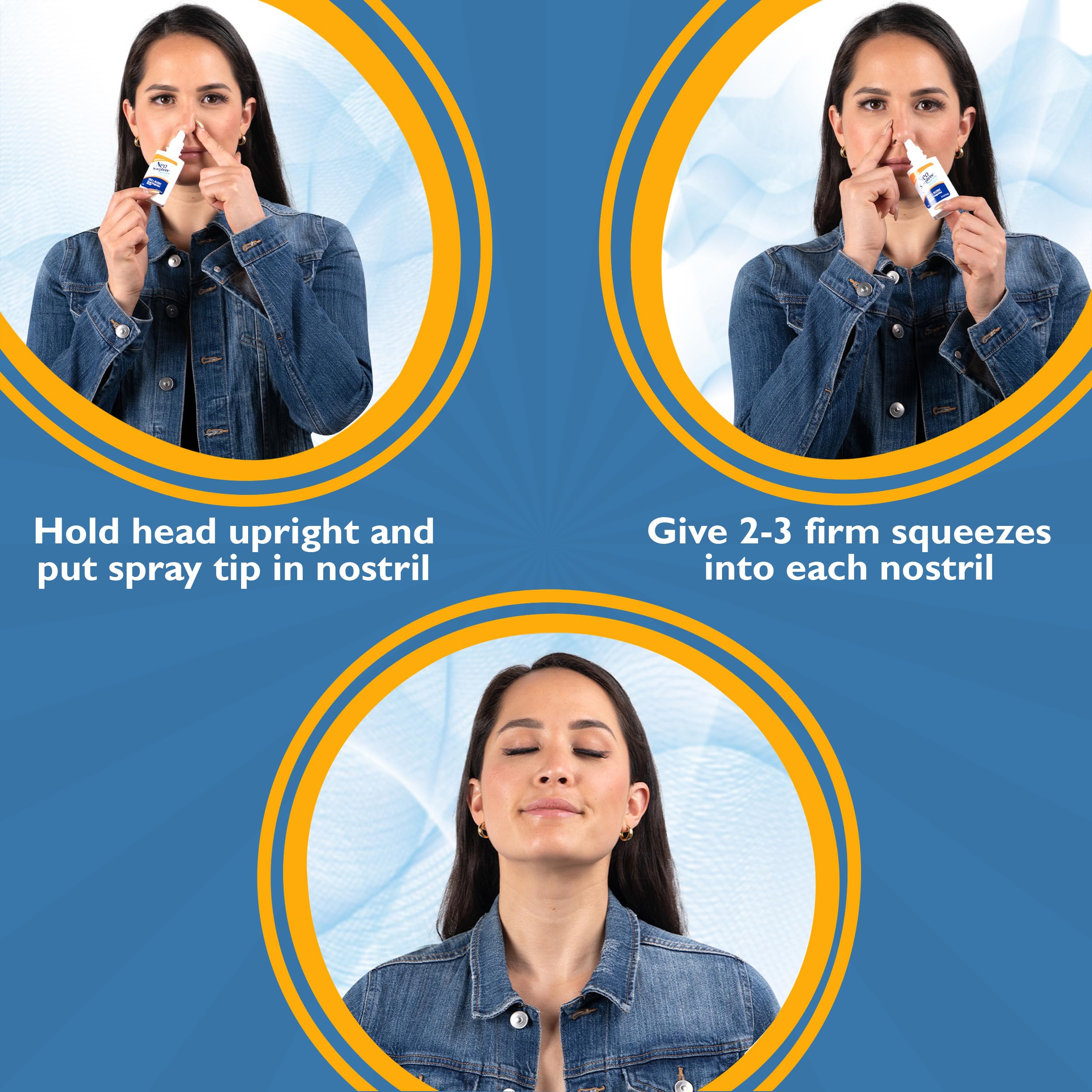 Shrinking swollen nasal membranes visual concept