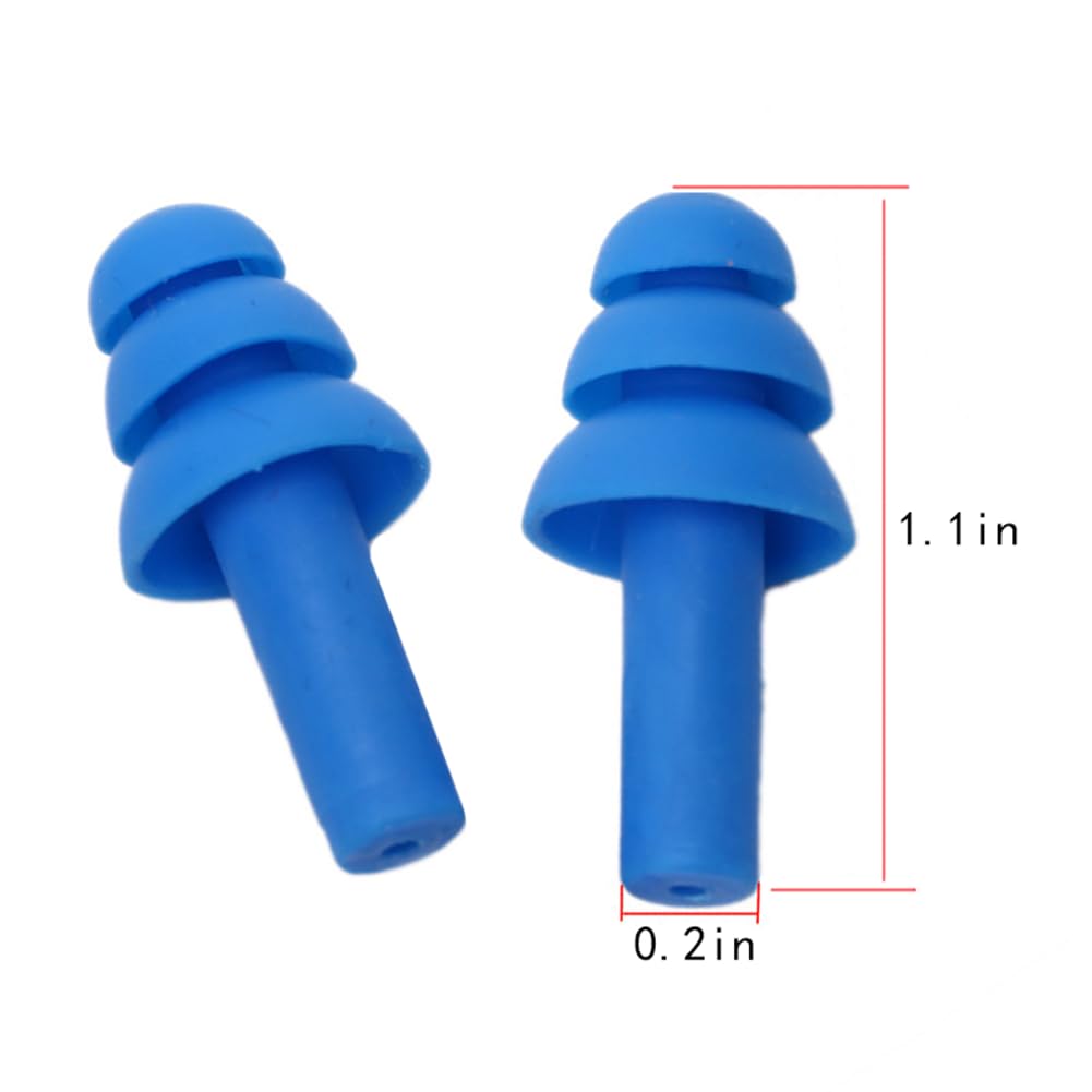 EYAKEG reusable silicone earplugs for swimming