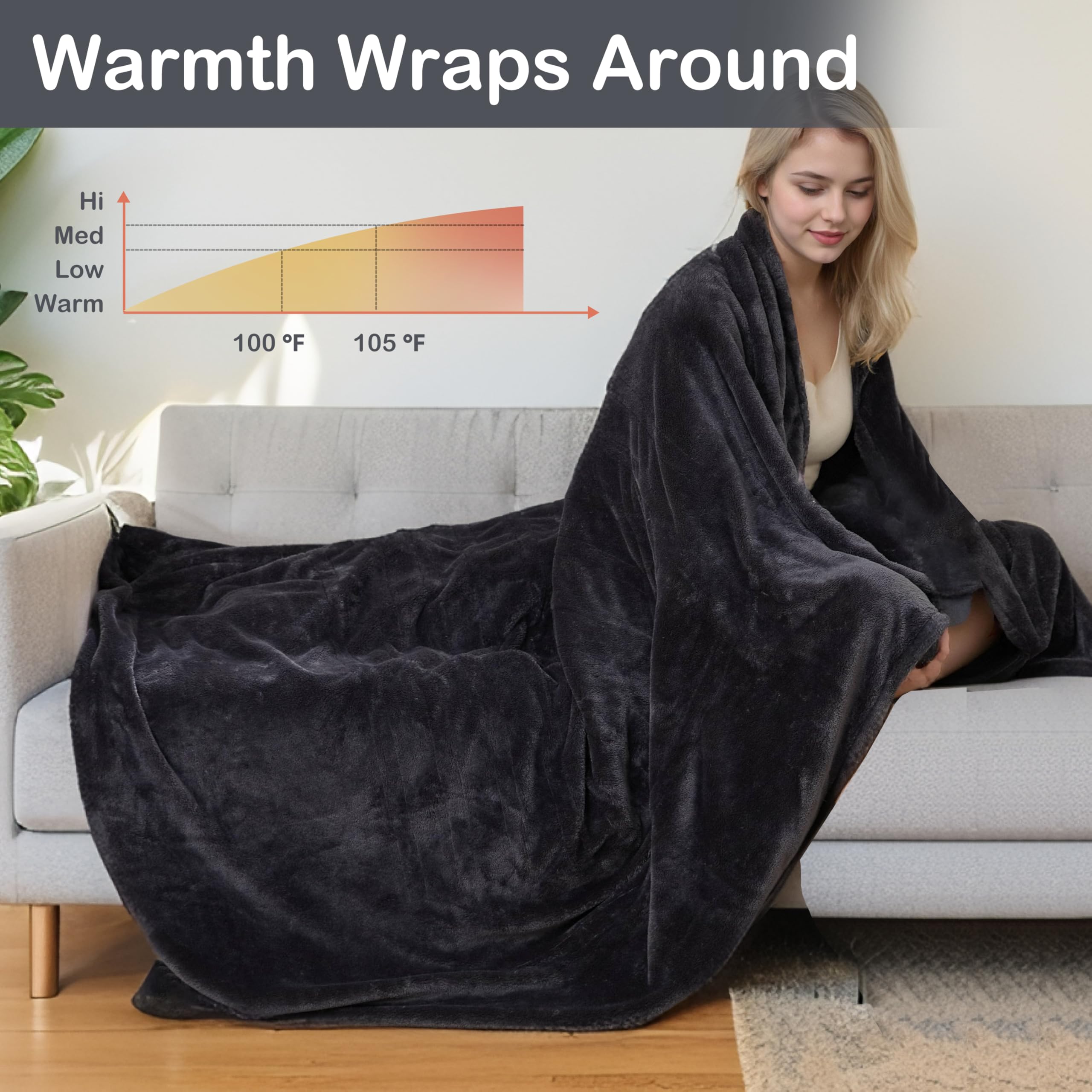 Soft plush microplush material blanket by Eydna