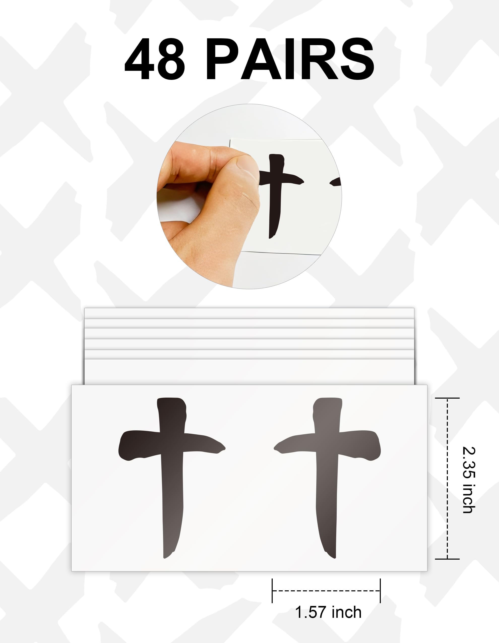 Group pack of eye black stickers for teams and parties