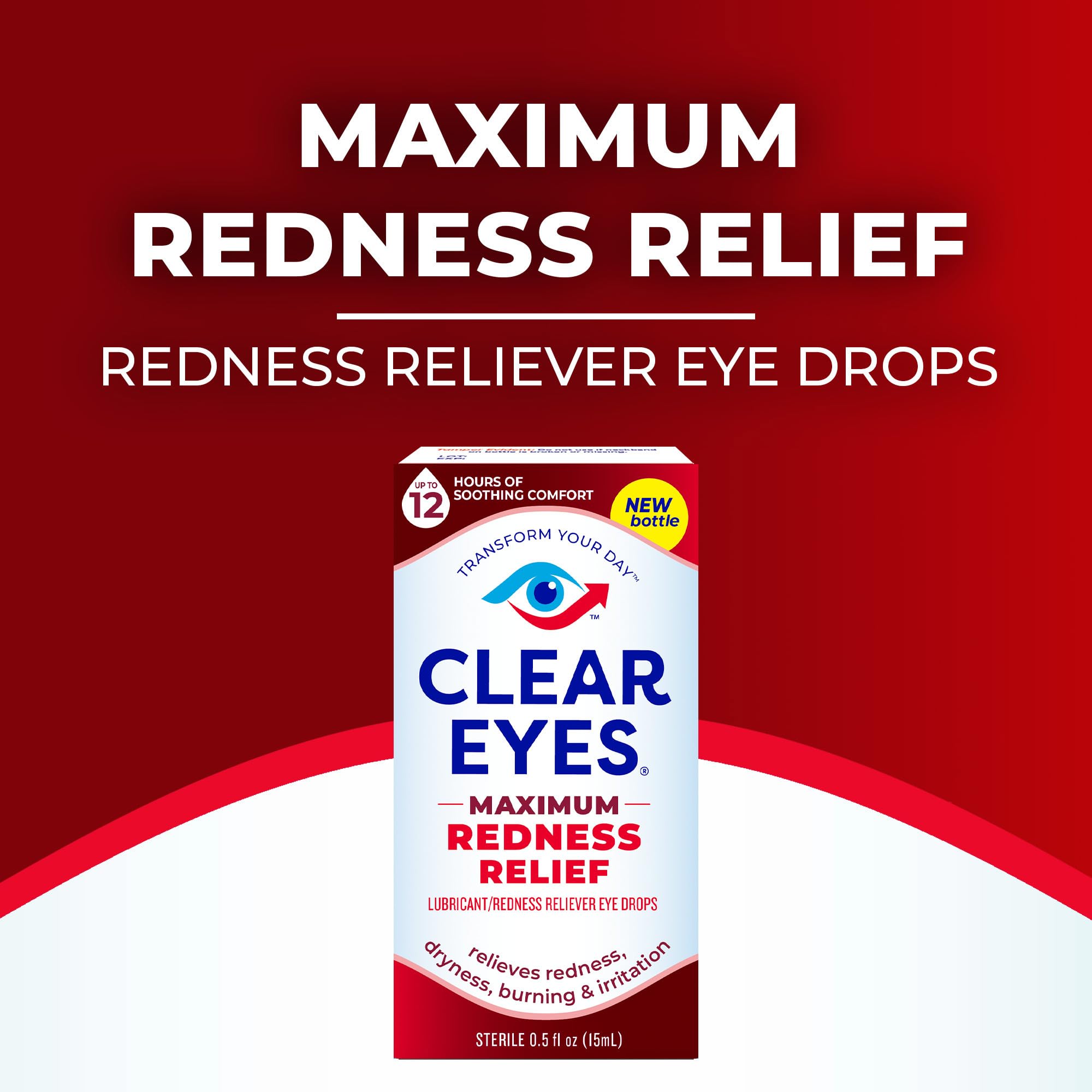 Soothing eye drops Clear Eyes moisturize 0.5 oz