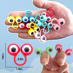 Plastic safe finger puppets pack