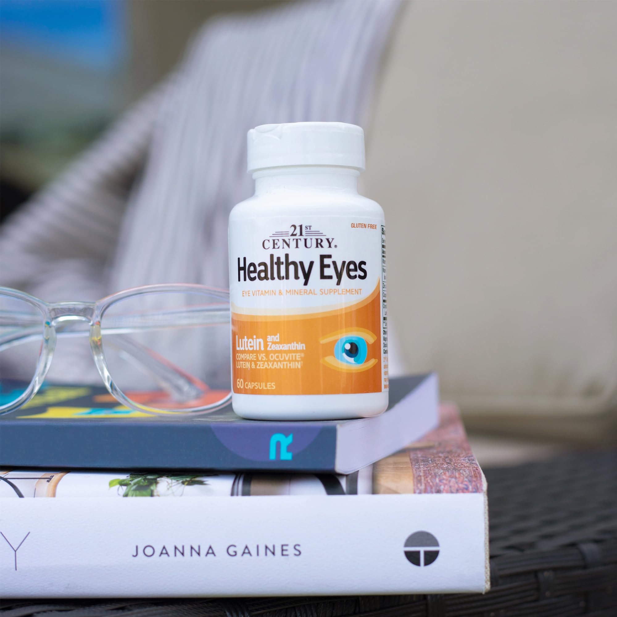 Gluten free eye health capsules 21st Century pack