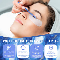 Eyelash Perm Kit Natural Curling concept illustration