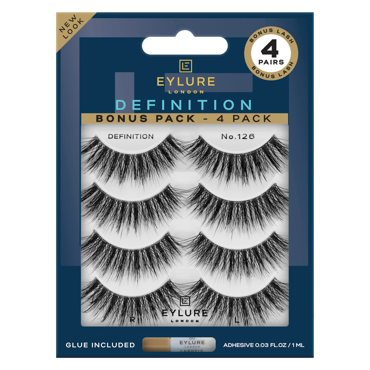 Eylure Dramatic Definition No 126 eyelashes multipack