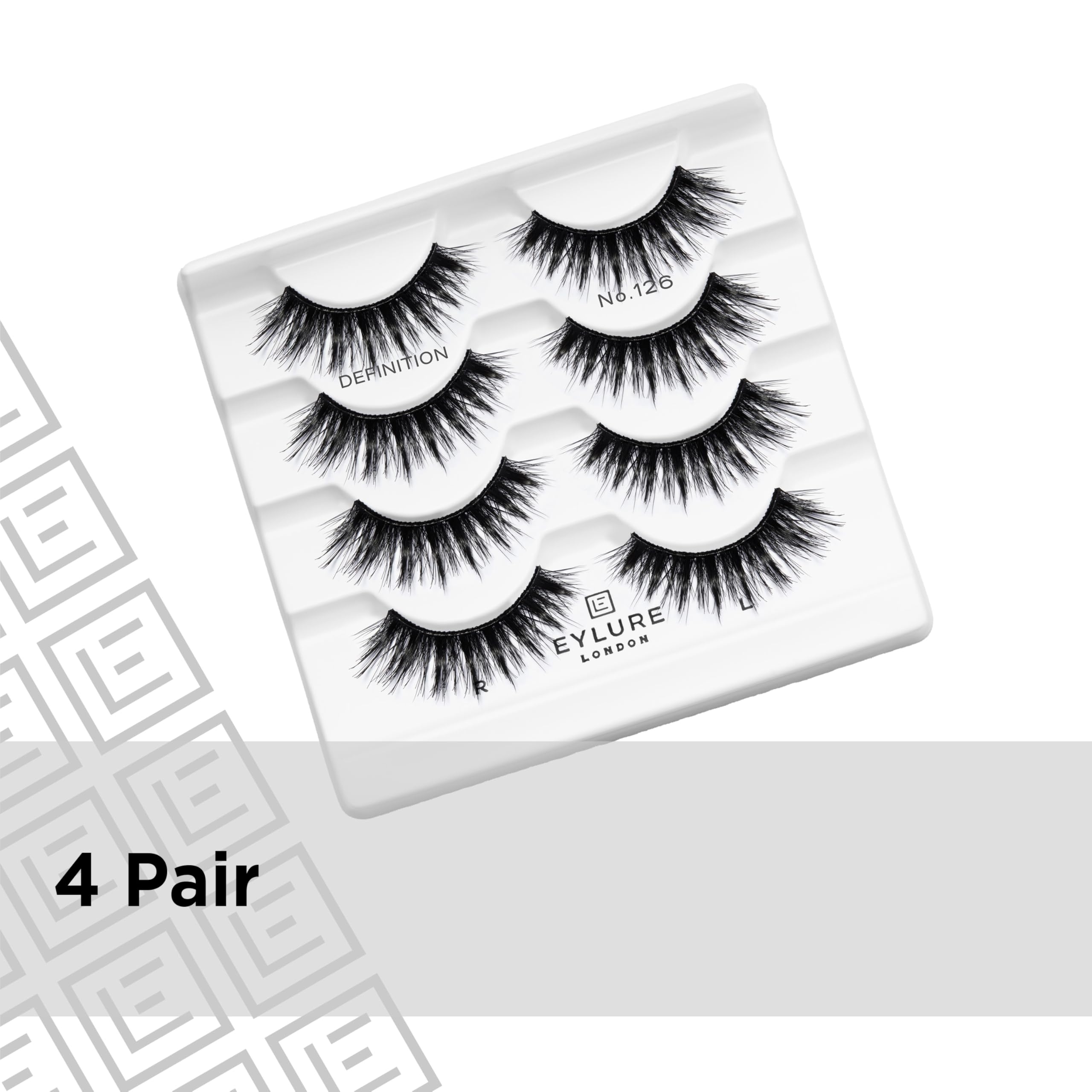 No 126 lashes four pairs with case and applicator