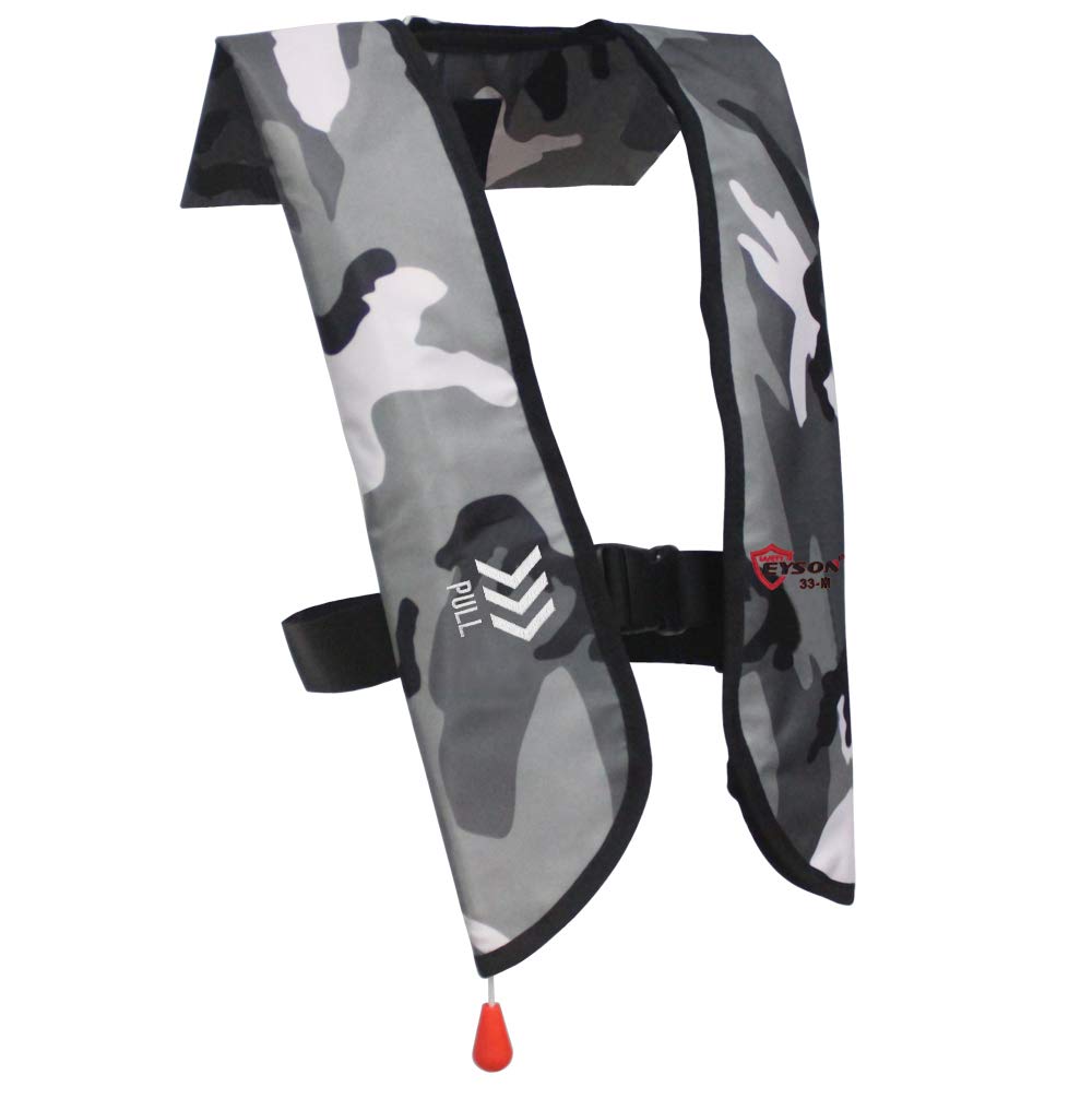 Eyson inflatable life jacket for adults 709 White Camouflage