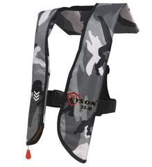 Eyson inflatable life vest for adults 709 White Camouflage
