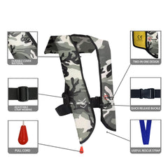 Durable polyester Oxford cover on life jacket