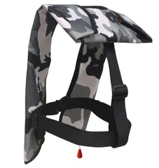 Life jacket with 709 White Camouflage model labeling
