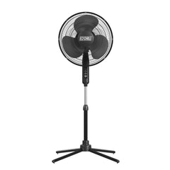 EZ-Chill 16 inch pedestal fan MTFS-16B-BLK black