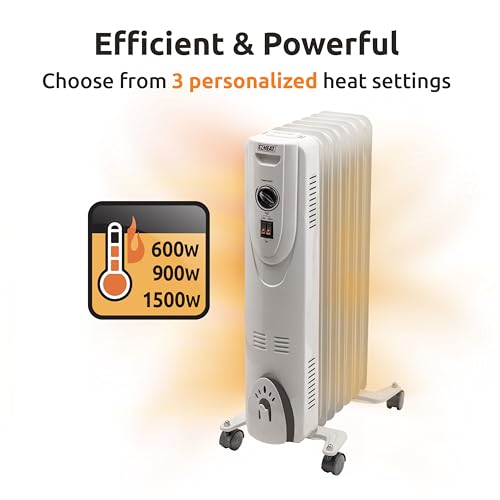 MTDR-06WC oil filled radiator heater 1500W high output