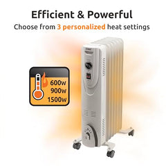 MTDR-06WC oil filled radiator heater 1500W high output