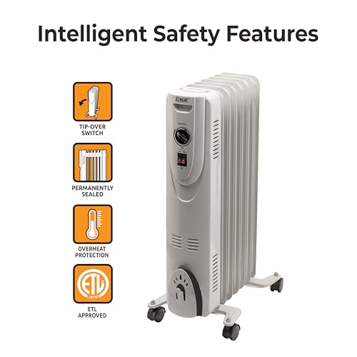MTDR-06WC oil filled radiator heater 900W setting indicator