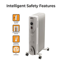 MTDR-06WC oil filled radiator heater 900W setting indicator