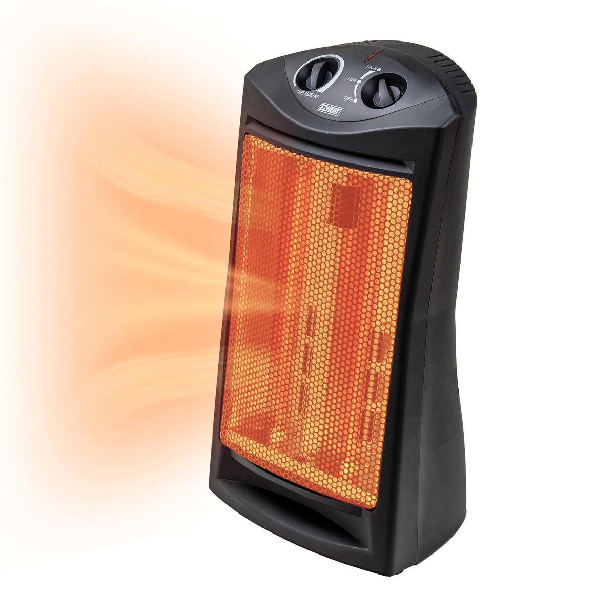 EZ-HEAT radiant quartz tower heater front view