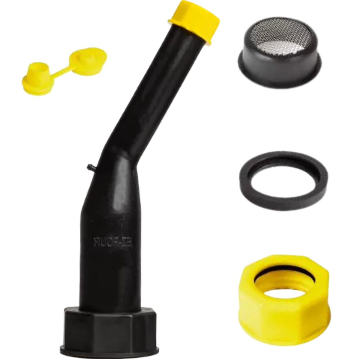 EZ-POUR Rigid Replacement Spout Kit assembled for industrial containers