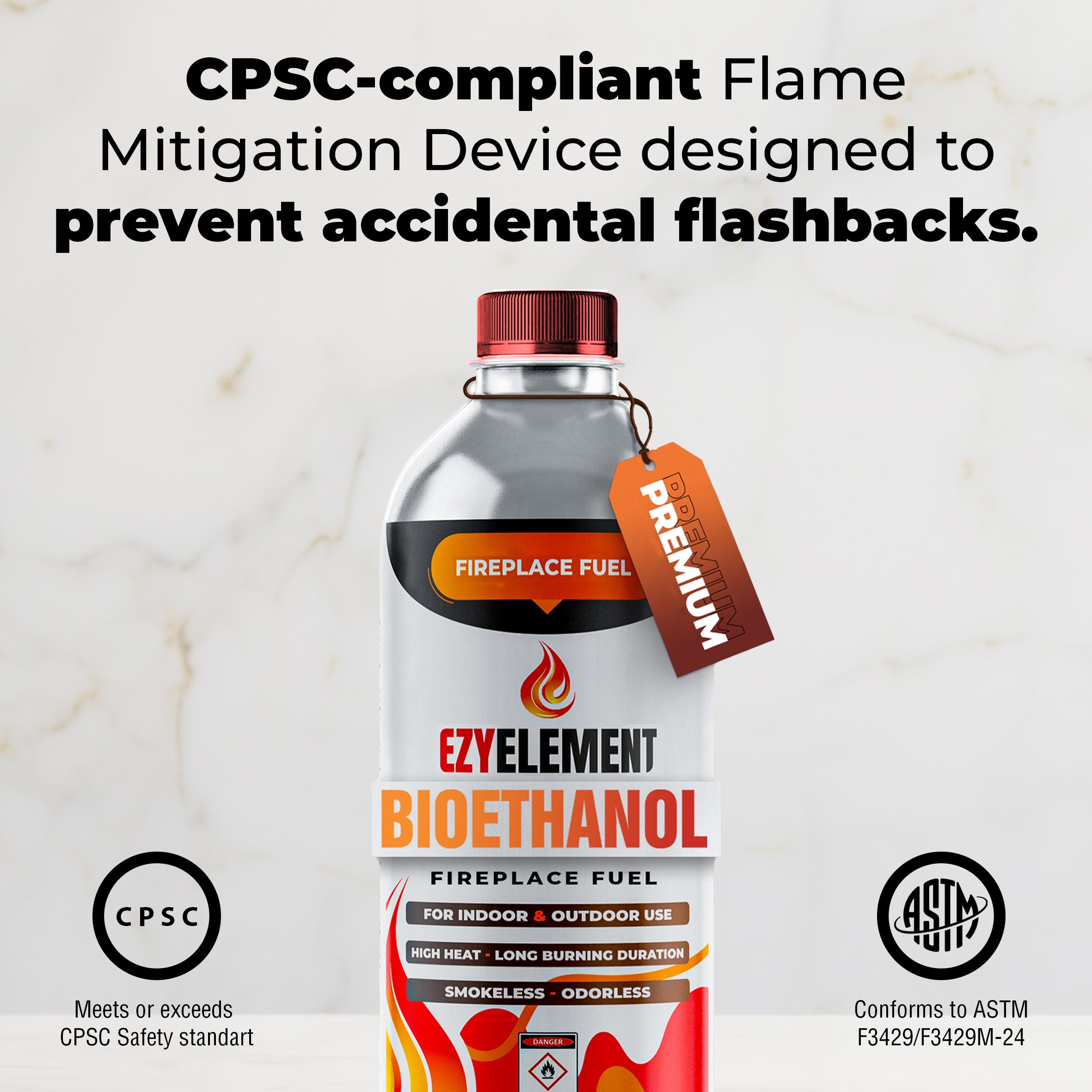 Bioethanol Fireplace Fuel 12x1L for tabletop fireplace use