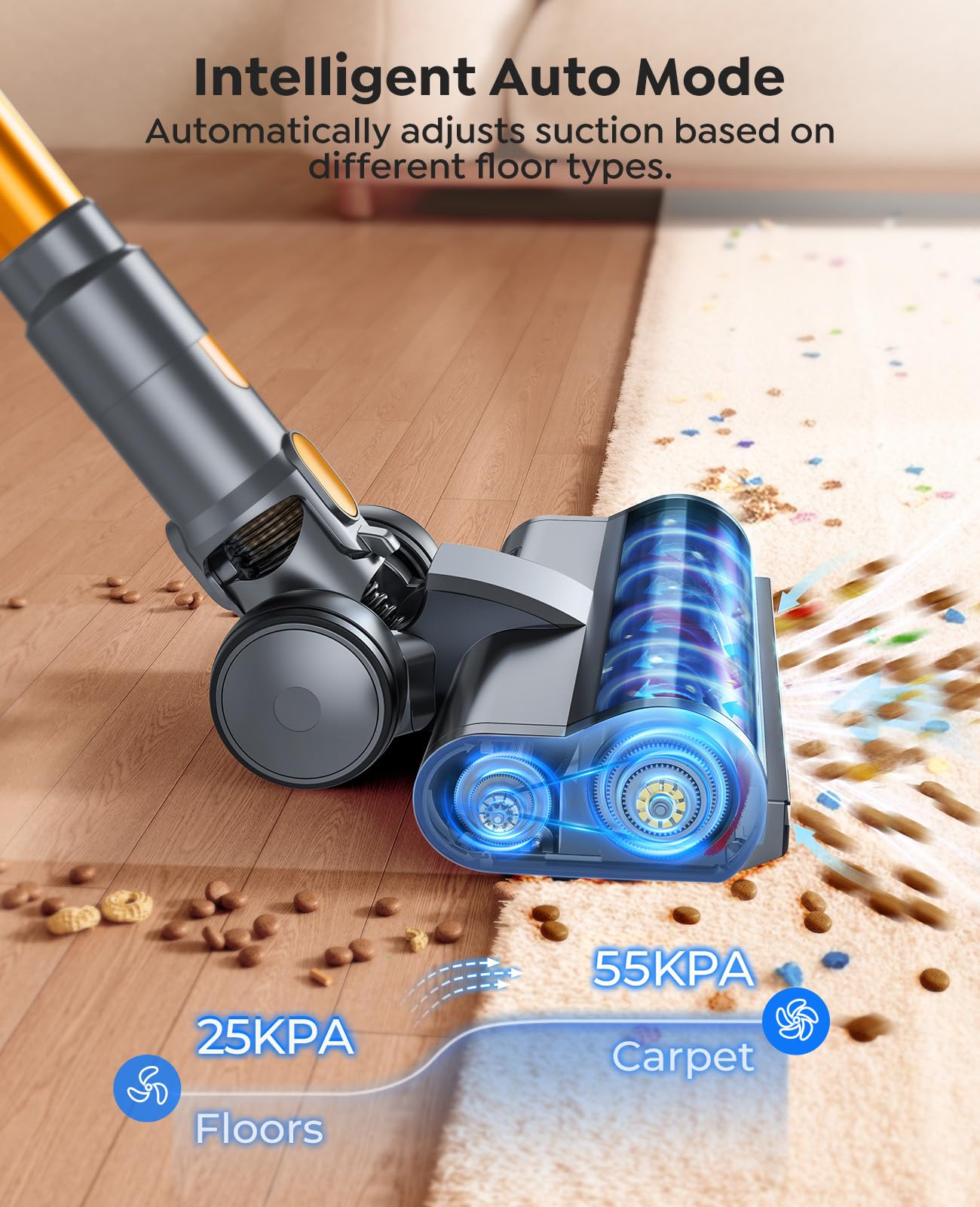 Pet hair cleaning with EzyTidy VAC04 cordless vacuum for home and car