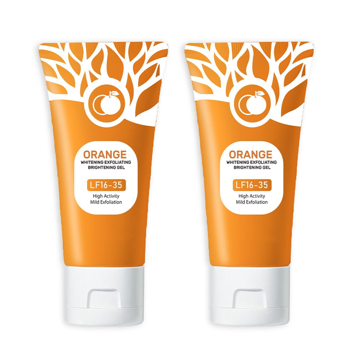 Packaging front of Ezyuanchly Orange Exfoliating Gel