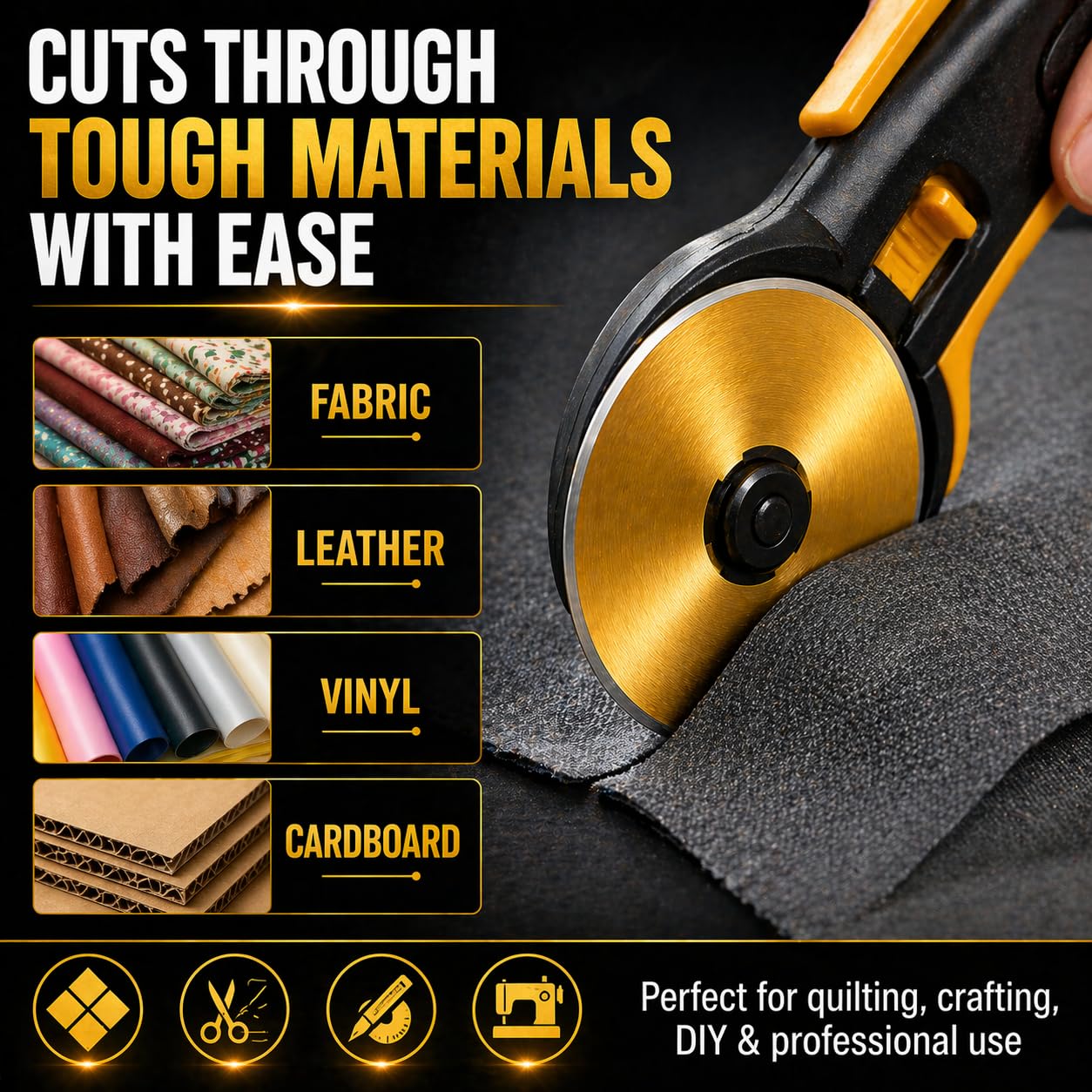 blade design supports both right and left handed users