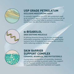 Mid-weight occlusive cream texture for skin protection