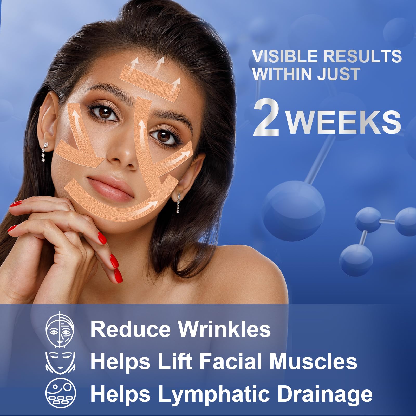 Medical-grade adhesive TEAWOO facial tape close up