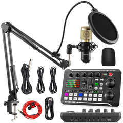 Facmogu F998 podcast bundle BM-800 microphone