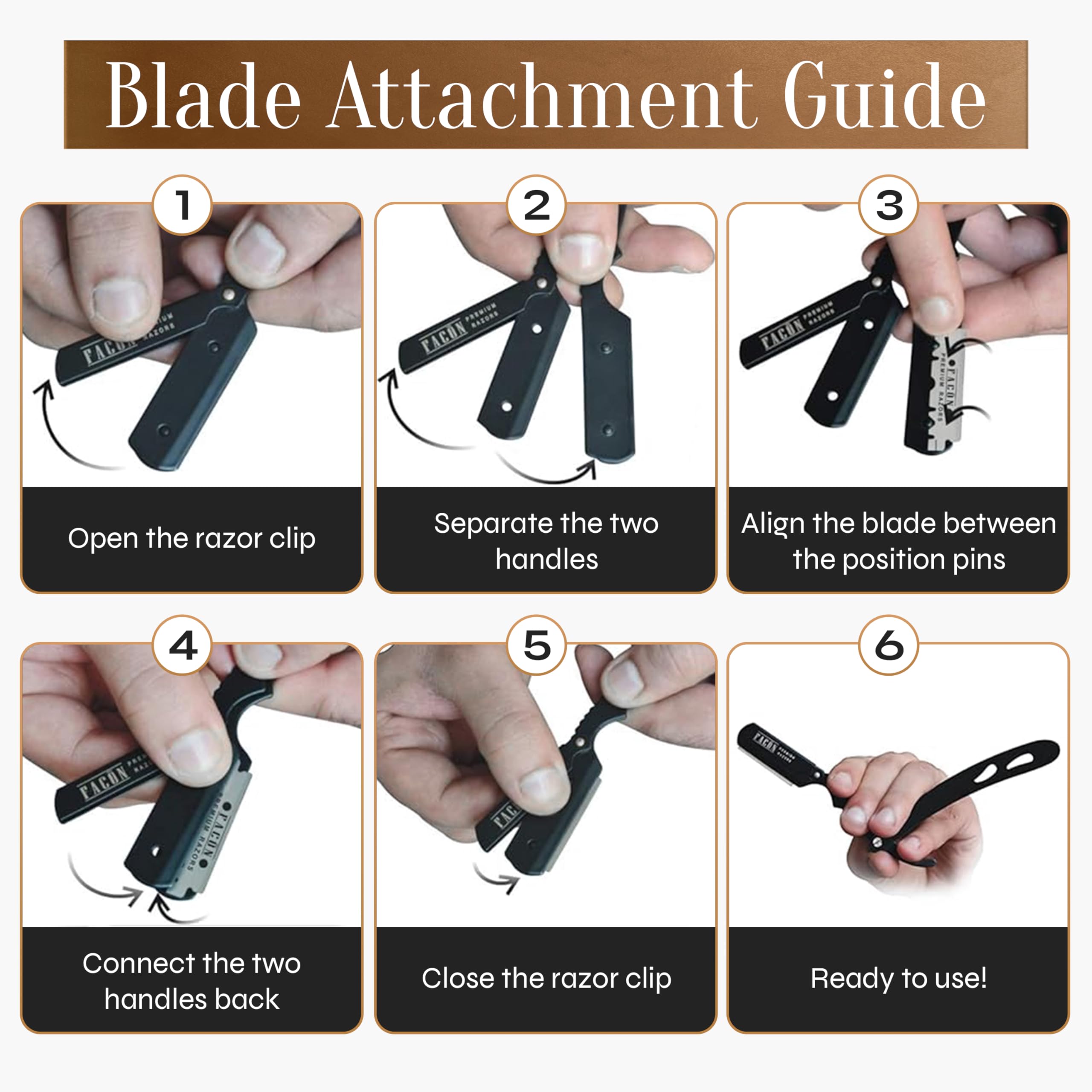 Gift-ready grooming razor kit for men